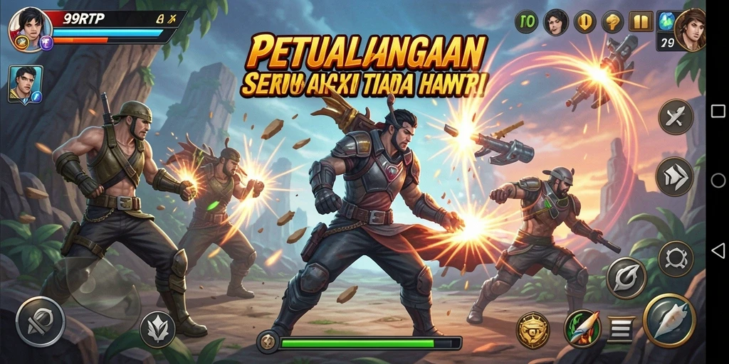 Tangkapan layar 99RTP menunjukkan aksi mendebarkan dan grafis yang menawan.